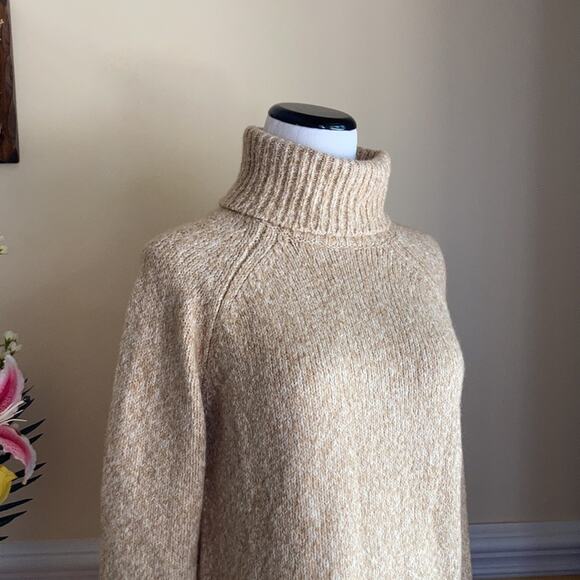 Michael Kors Light Brown Turtleneck Sweater, Size S - Picture 3 of 8